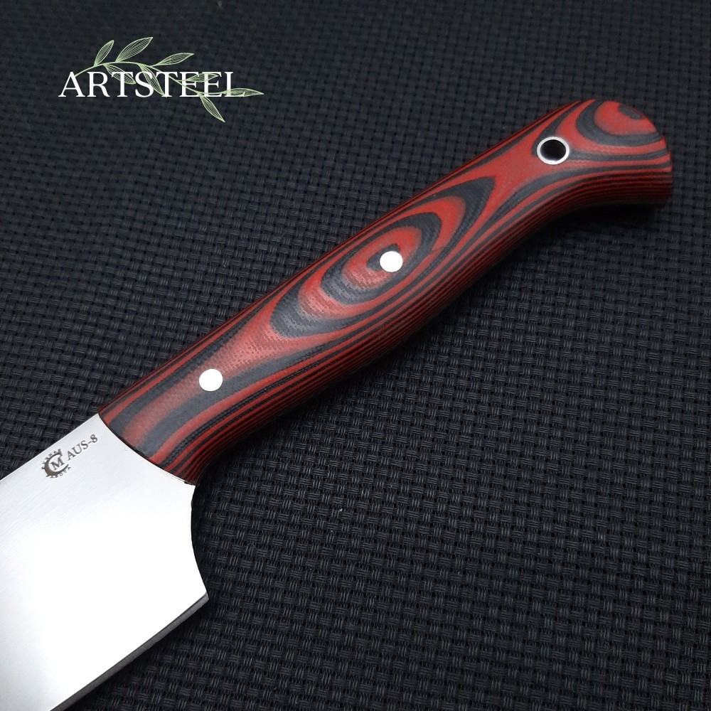 Кухонный нож Хлебный 3 из стали AUS8, рукоять G10 в интернет-магазине art-steel.ru, фото