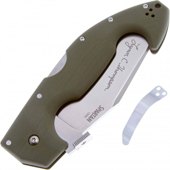 Складной нож Lynn Thomson Signature, Spartan, сталь CPM S45VN, рукоять G10 в интернет-магазине art-steel.ru, фото