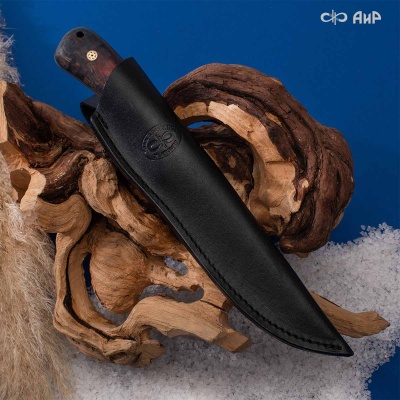 Универсальный нож Лиса ЦМ, сталь ZDI 1016, рукоять стабилизированная карельская береза в интернет-магазине art-steel.ru Универсальный нож Лиса ЦМ, сталь ZDI 1016, рукоять стабилизированная карельская береза в интернет-магазине art-steel.ru, фото