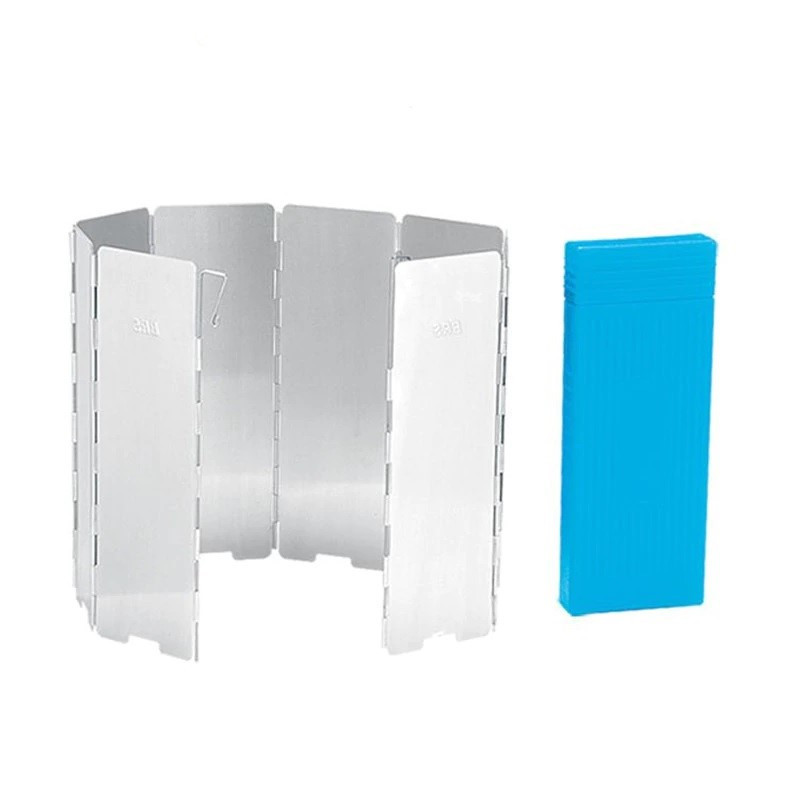 Ветрозащитный экран для газовой горелки, стандарт, складной, алюминий в интернет-магазине art-steel.ru, фото