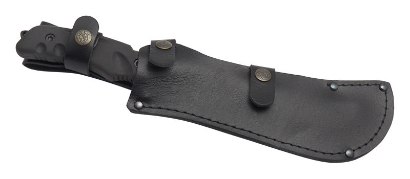 Универсальный мачете Паранг-2 с кожаным чехлом, сталь AUS8, рукоять резина в интернет-магазине art-steel.ru Универсальный мачете Паранг-2 с кожаным чехлом, сталь AUS8, рукоять резина в интернет-магазине art-steel.ru, фото