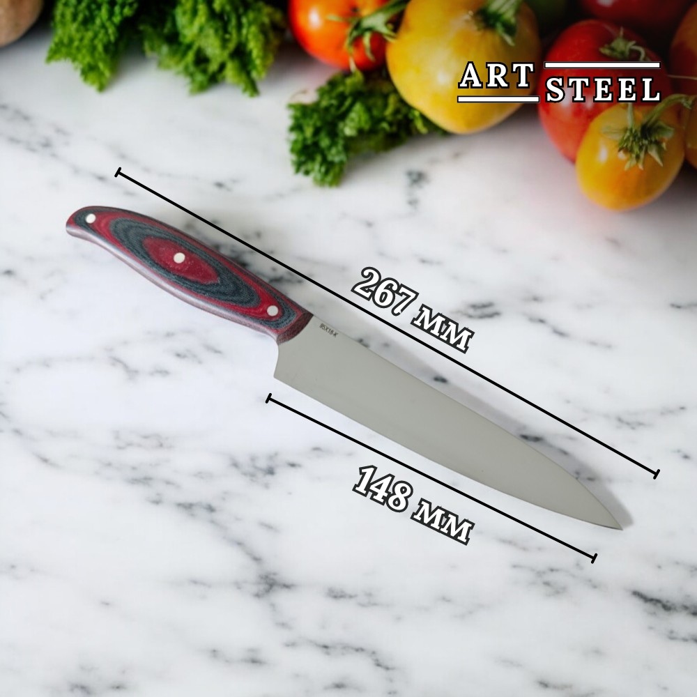 Набор кухонных ножей 3 шт. "Шеф-1" в интернет-магазине art-steel.ru, фото