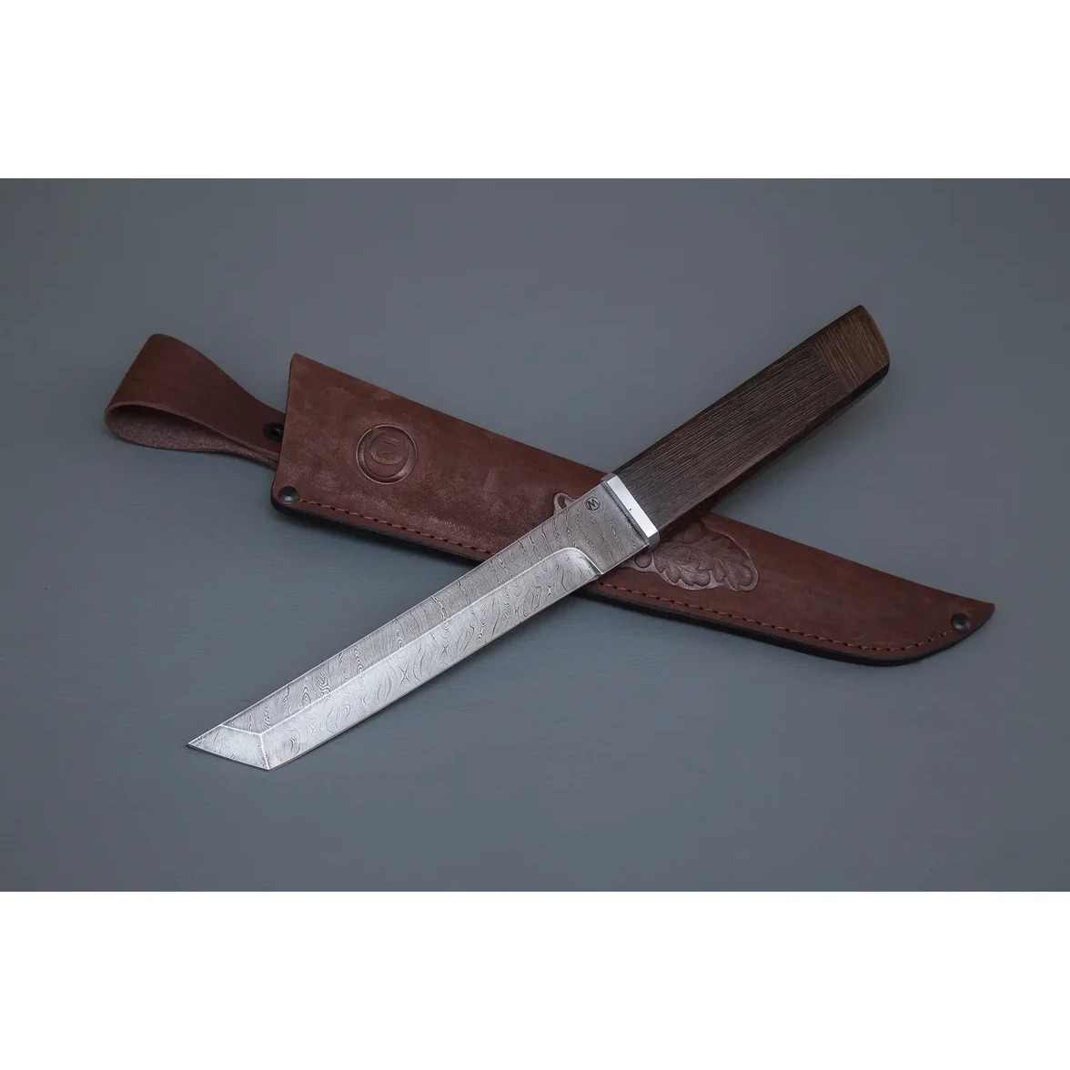 Нож Танто из дамасской стали, рукоять венге в интернет-магазине art-steel.ru, фото