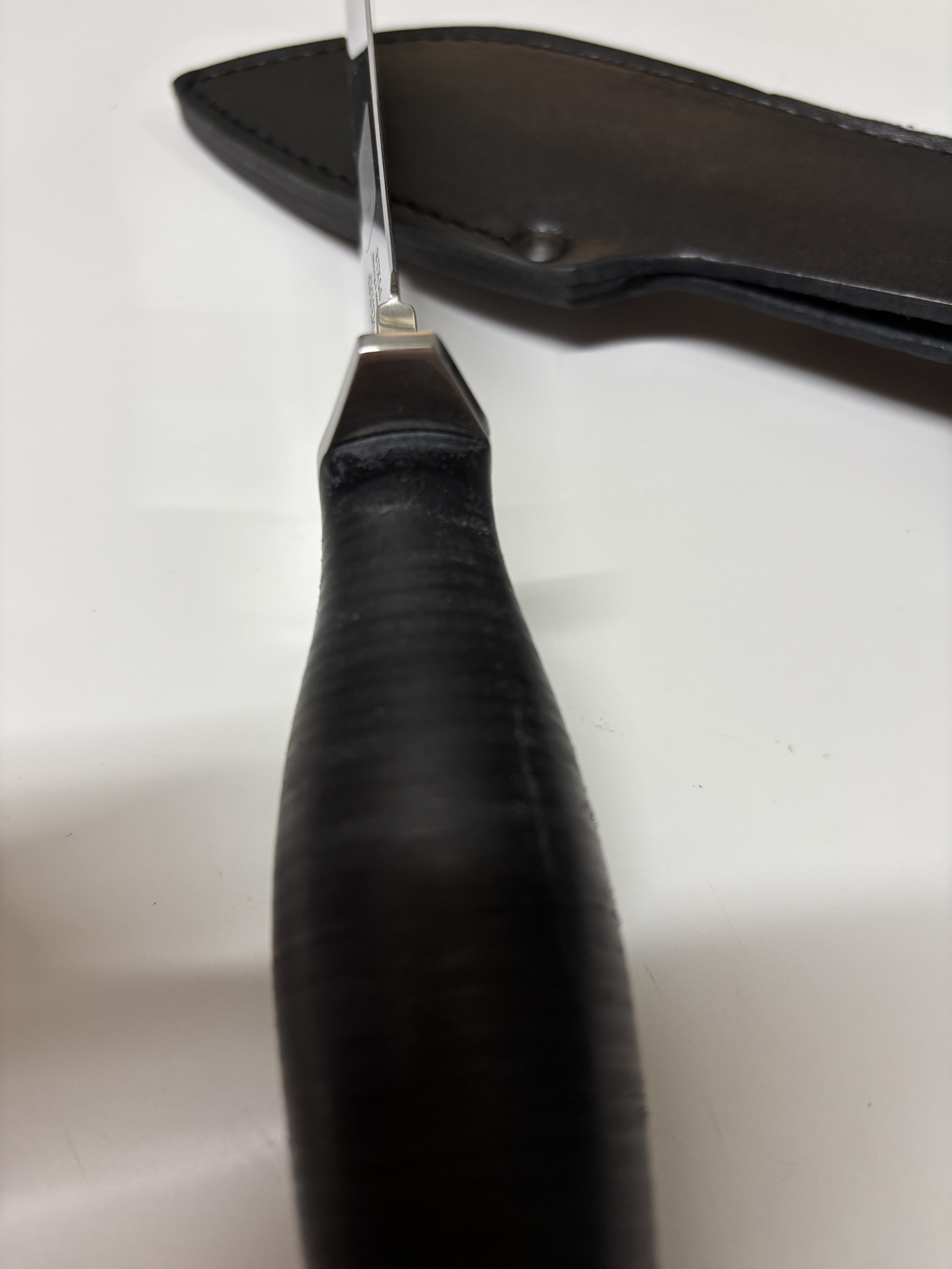 Нож Легионер из стали 95х18, рукоять наборная кожа (уценка) в интернет-магазине art-steel.ru, фото