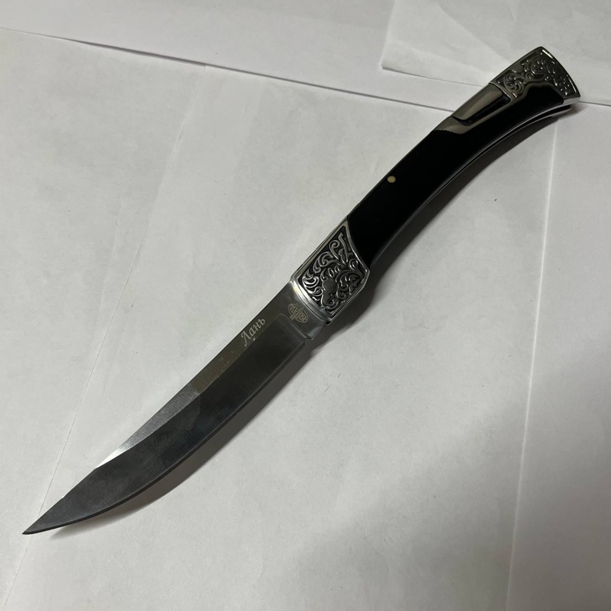 Складной нож Axis, сталь 65Х13, рукоять дерево, металл в интернет-магазине art-steel.ru Складной нож Axis, сталь 65Х13, рукоять дерево, металл в интернет-магазине art-steel.ru, фото