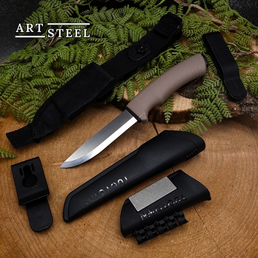 Нож Лесник 2 из стали AUS-8, рукоять эластрон в интернет-магазине art-steel.ru, фото