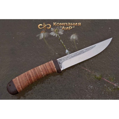 Универсальный нож Лиса, сталь 95х18, рукоять береста в интернет-магазине art-steel.ru Универсальный нож Лиса, сталь 95х18, рукоять береста в интернет-магазине art-steel.ru, фото