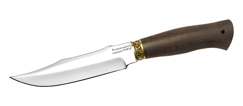 Универсальный разделочный нож Ворсма, сталь 95х18, рукоять дерево в интернет-магазине art-steel.ru, фото