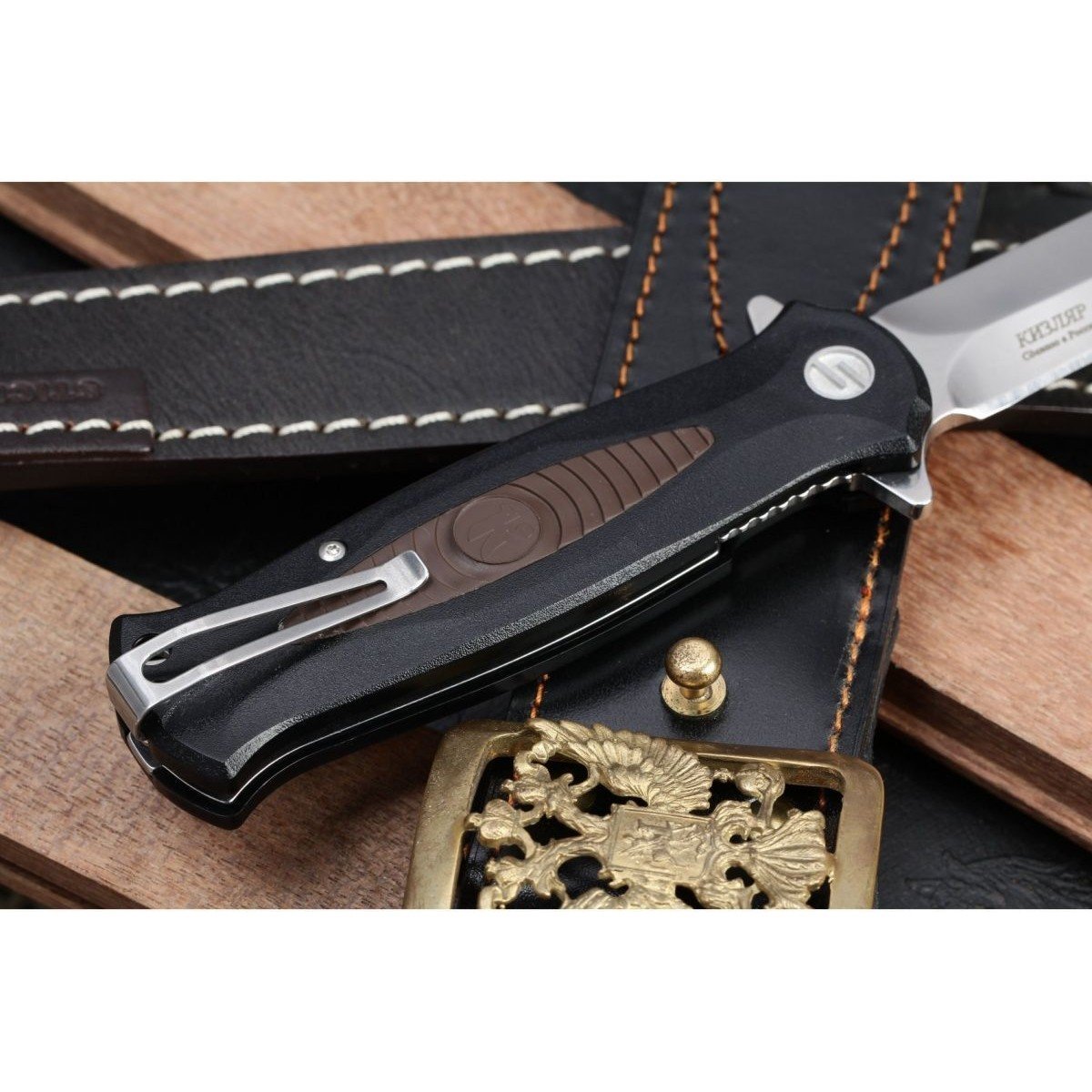 Складной нож КО, сталь AUS8, рукоять пластик, эластрон в интернет-магазине art-steel.ru Складной нож КО, сталь AUS8, рукоять пластик, эластрон в интернет-магазине art-steel.ru, фото