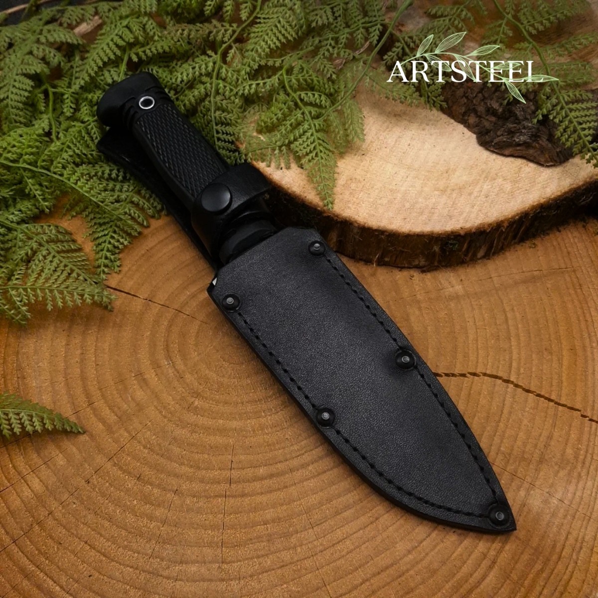 Нож Сержант из стали 95Х18, рукоять резина в интернет-магазине art-steel.ru, фото