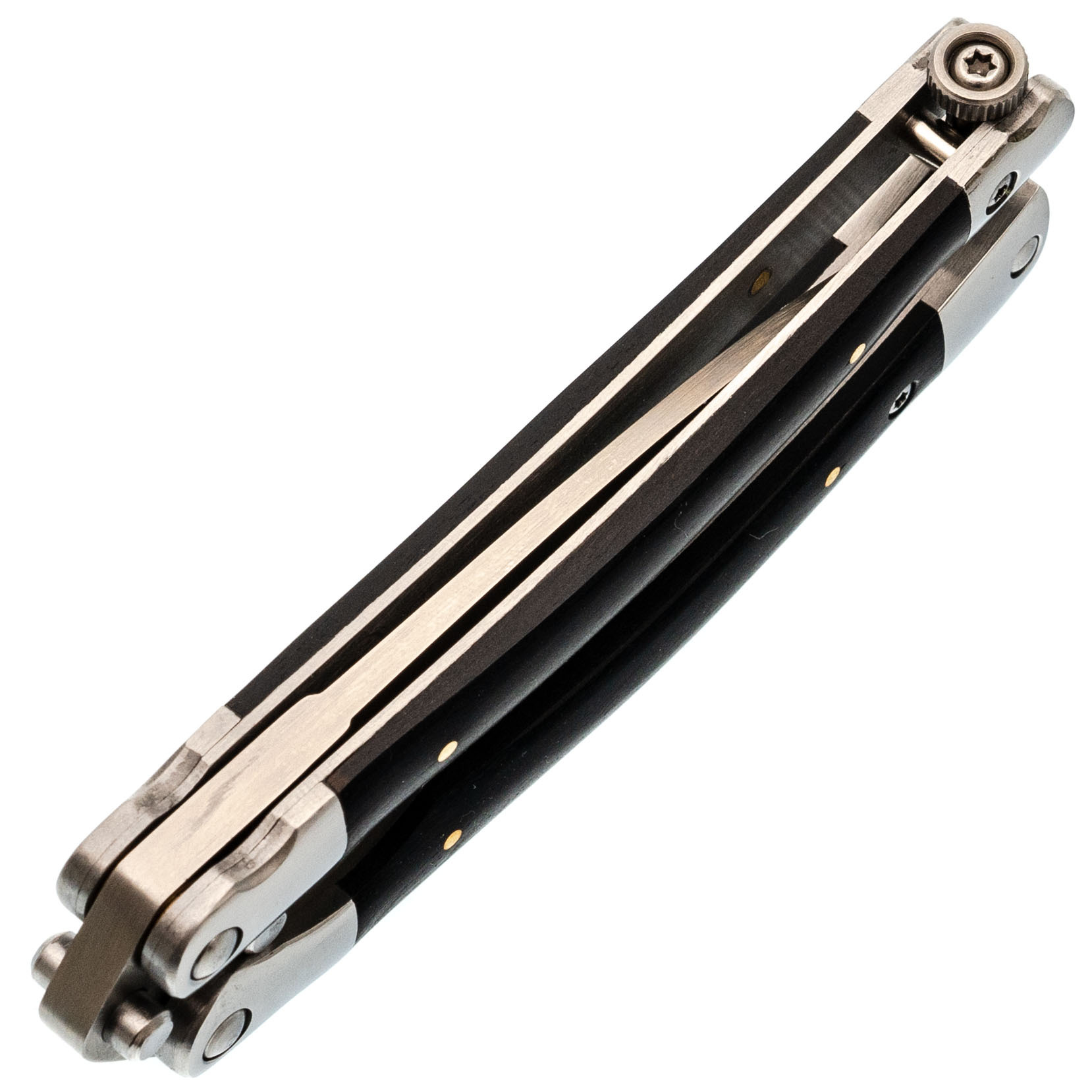 Универсальный складной нож-бабочка Витязь, сталь 9Cr18MoV, рукоять дерево в интернет-магазине art-steel.ru Универсальный складной нож-бабочка Витязь, сталь 9Cr18MoV, рукоять дерево в интернет-магазине art-steel.ru, фото