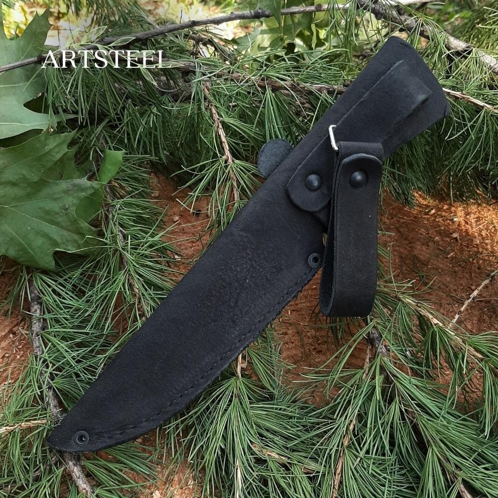 Чехол 22  из натуральной кожи для ножа в интернет-магазине art-steel.ru, фото