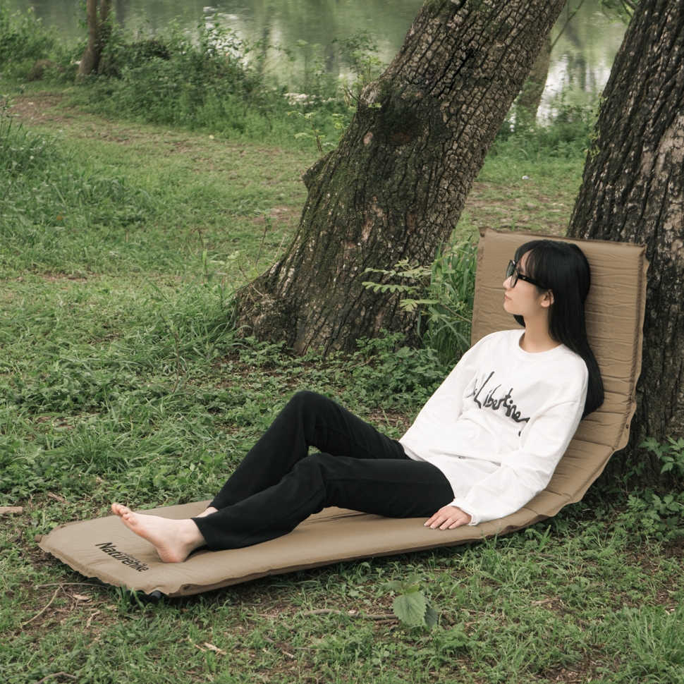 Коврик самонадувной туристический Naturehike D03 Beige в интернет-магазине art-steel.ru, фото