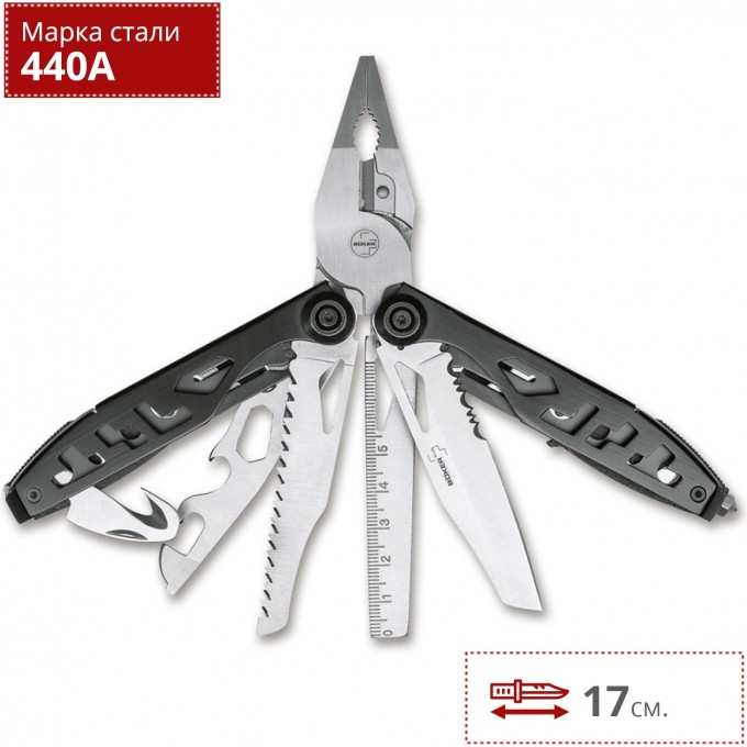 Мультитул Specialist II сталь stainless steel, рукоять сталь в интернет-магазине art-steel.ru, фото