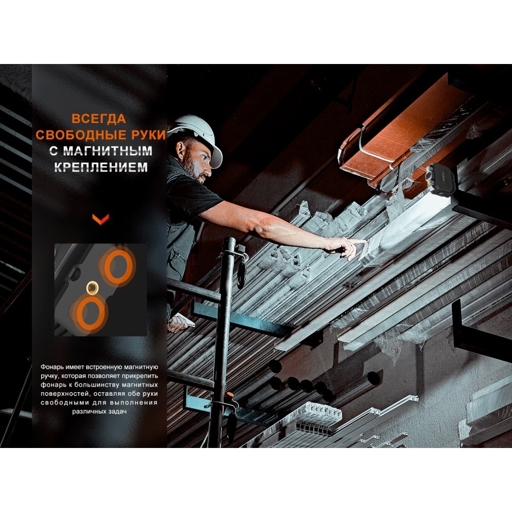 Фонарь многофункциональный светодиодный Fenix CL28R, дальность 58 м в интернет-магазине art-steel.ru, фото