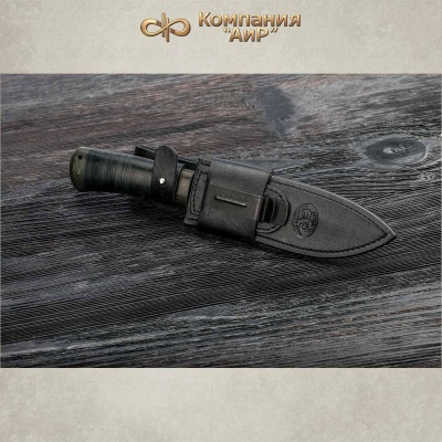 Универсальный нож Скорпион, сталь 95х18, рукоять кожа в интернет-магазине art-steel.ru, фото