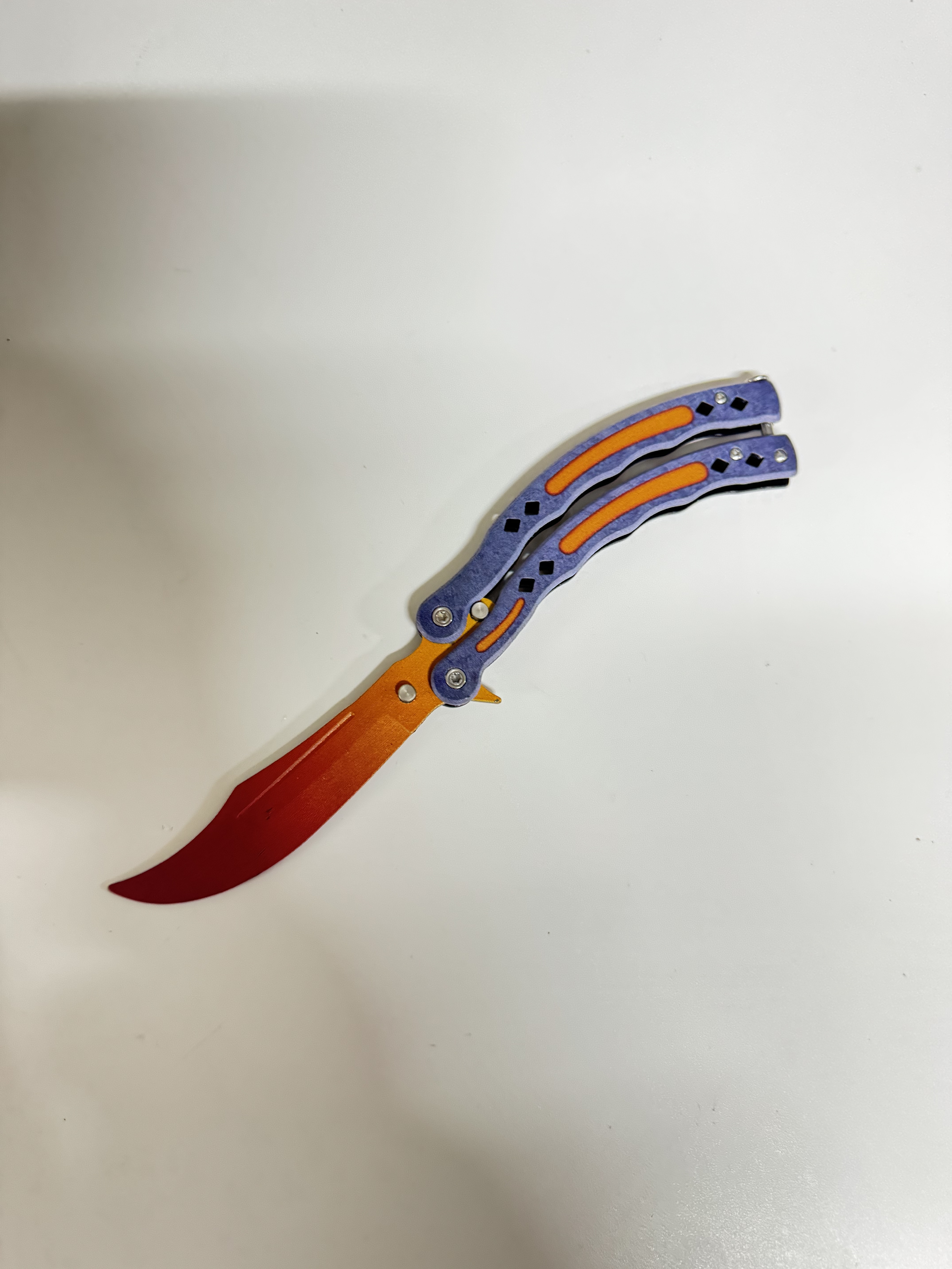 Нож бабочка тренировочный CS GO Balisong (уценка) в интернет-магазине art-steel.ru, фото