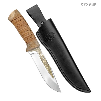 Универсальный подарочный нож Турист, сталь ЭИ-107, рукоять береста в интернет-магазине art-steel.ru Универсальный подарочный нож Турист, сталь ЭИ-107, рукоять береста в интернет-магазине art-steel.ru, фото