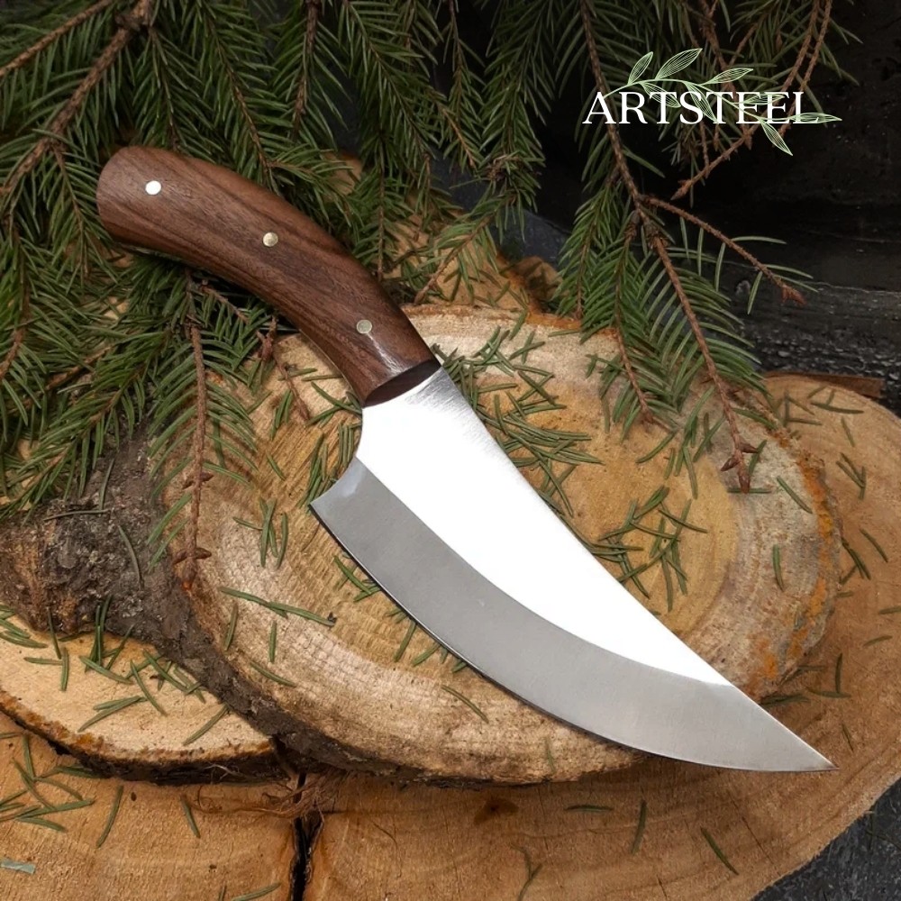 Нож Сербский полевой из стали N690, рукоять Палисандр в интернет-магазине art-steel.ru, фото