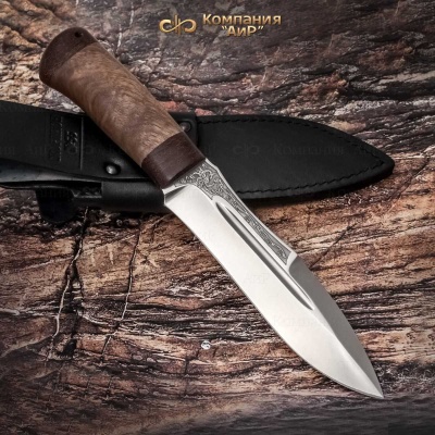 Универсальный нож Скорпион, сталь 95х18, рукоять дерево в интернет-магазине art-steel.ru, фото
