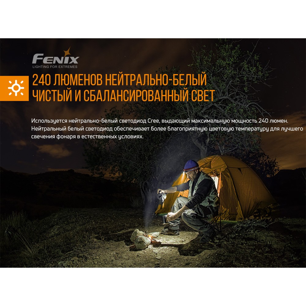 Фонарь налобный Fenix HM23, дальность 53 м в интернет-магазине art-steel.ru, фото