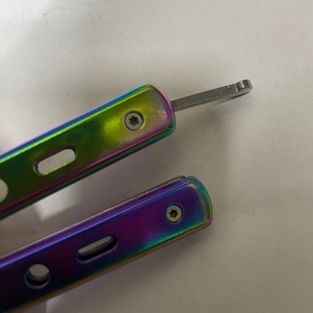 Нож бабочка тренировочный Comb в интернет-магазине art-steel.ru, фото