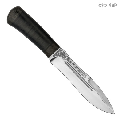 Универсальный нож Скорпион, сталь 95х18, рукоять кожа в интернет-магазине art-steel.ru, фото