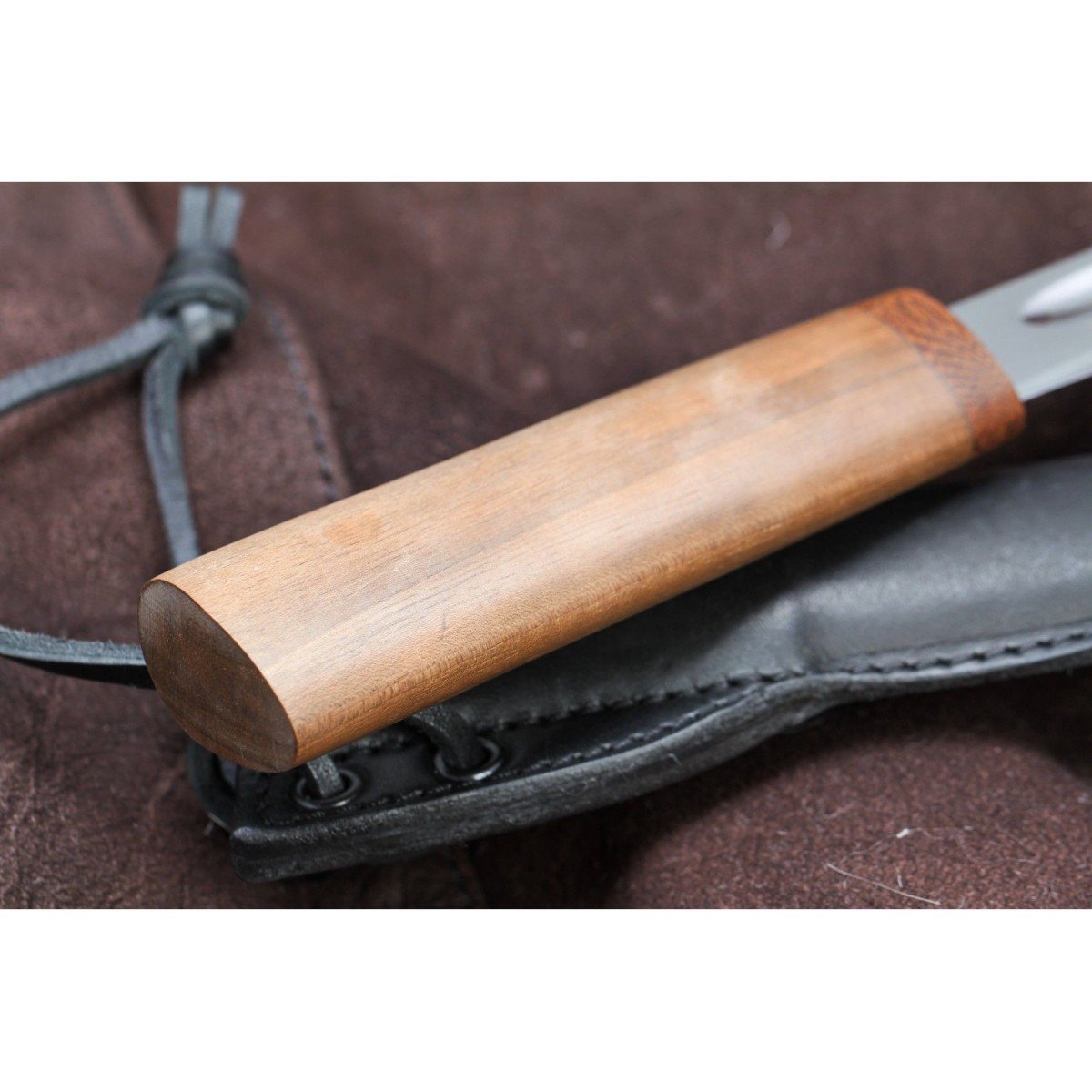 Туристический нож Якутский, сталь AUS8, рукоять дерево в интернет-магазине art-steel.ru, фото