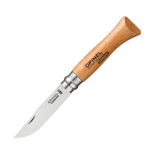 Нож Opinel №6, углеродистая сталь, рукоять из дерева бука в интернет-магазине art-steel.ru, фото