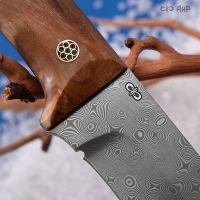 Универсальный нож Лиса ЦМ, сталь ZDI 1016, рукоять стабилизированная карельская береза в интернет-магазине art-steel.ru Универсальный нож Лиса ЦМ, сталь ZDI 1016, рукоять стабилизированная карельская береза в интернет-магазине art-steel.ru, фото