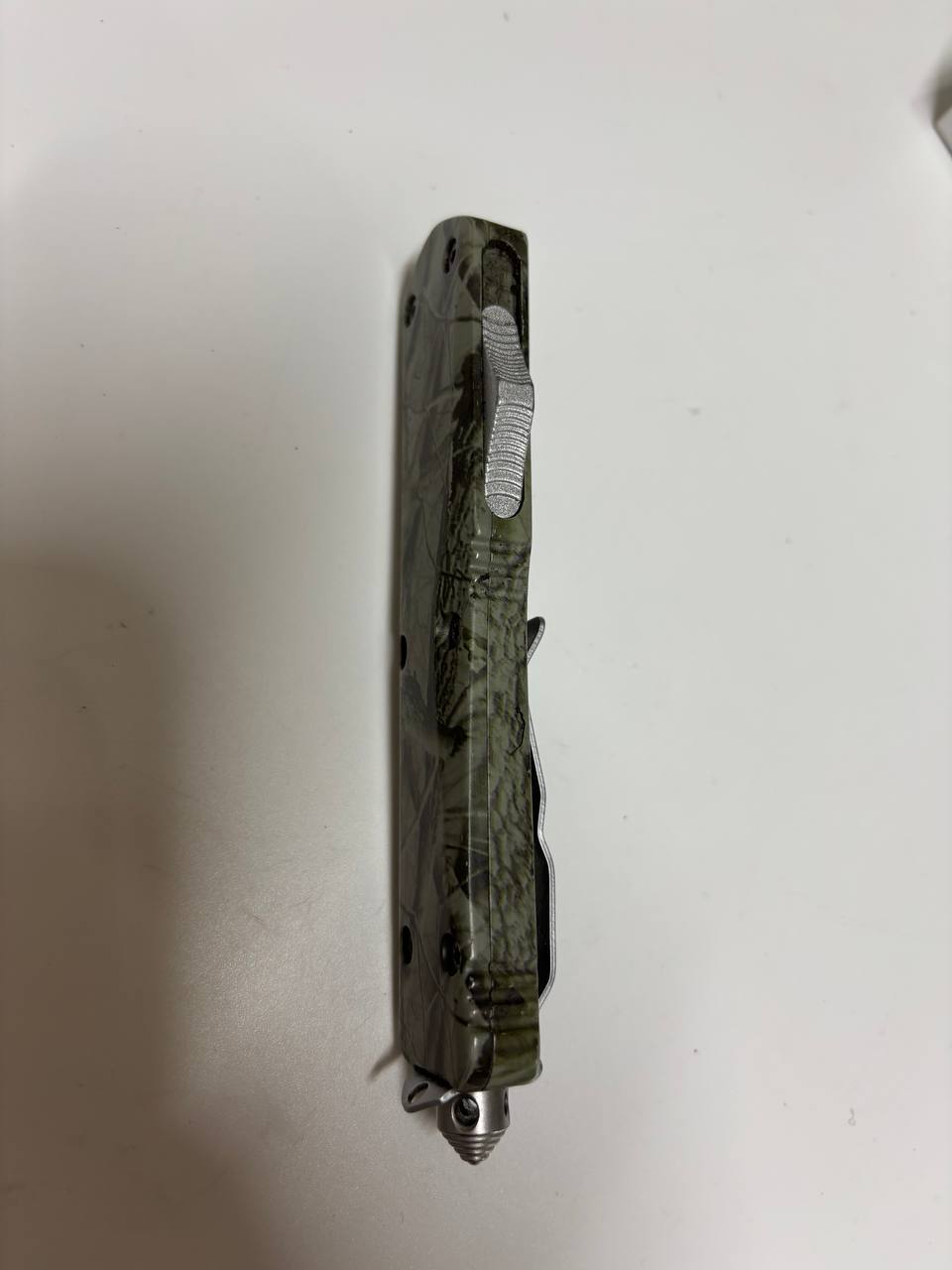 Автоматический складной нож Тирекс (фронтальный), сталь 40х13, рукоять алюминий (уценка) в интернет-магазине art-steel.ru, фото