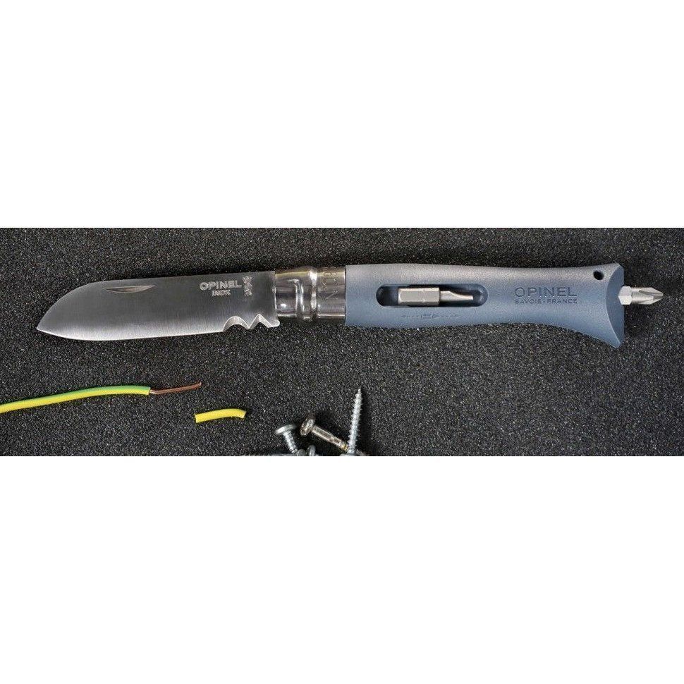 Набор-дисплей Opinel, 12 ножей №9 DIY из нержав стали, 6 серых + 6 желтых в интернет-магазине art-steel.ru, фото