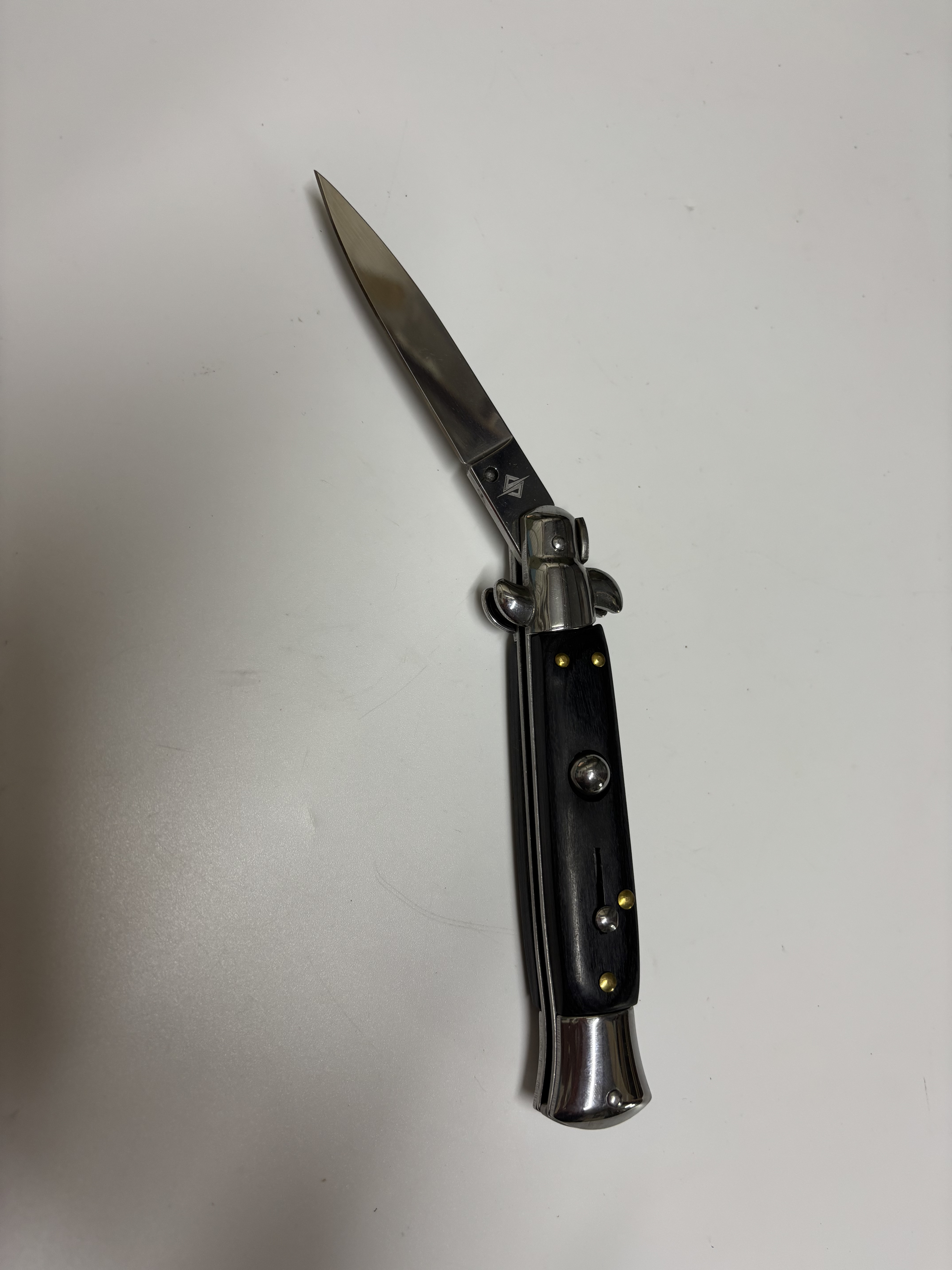 Автоматический складной нож Advisor, сталь 65Х13, рукоять пластик, сталь (уценка) в интернет-магазине art-steel.ru, фото