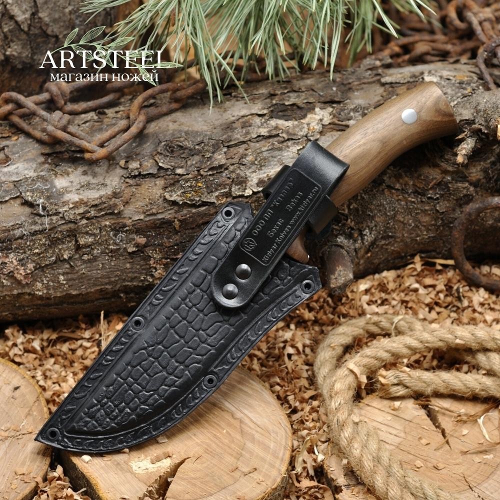 Нож Бекас-2 AUS-8 художественно оформленный в интернет-магазине art-steel.ru, фото