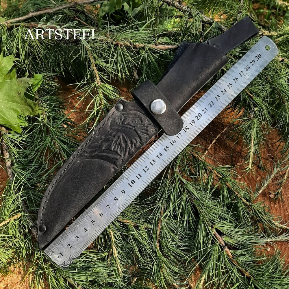 Чехол 21 из натуральной кожи для ножа в интернет-магазине art-steel.ru, фото