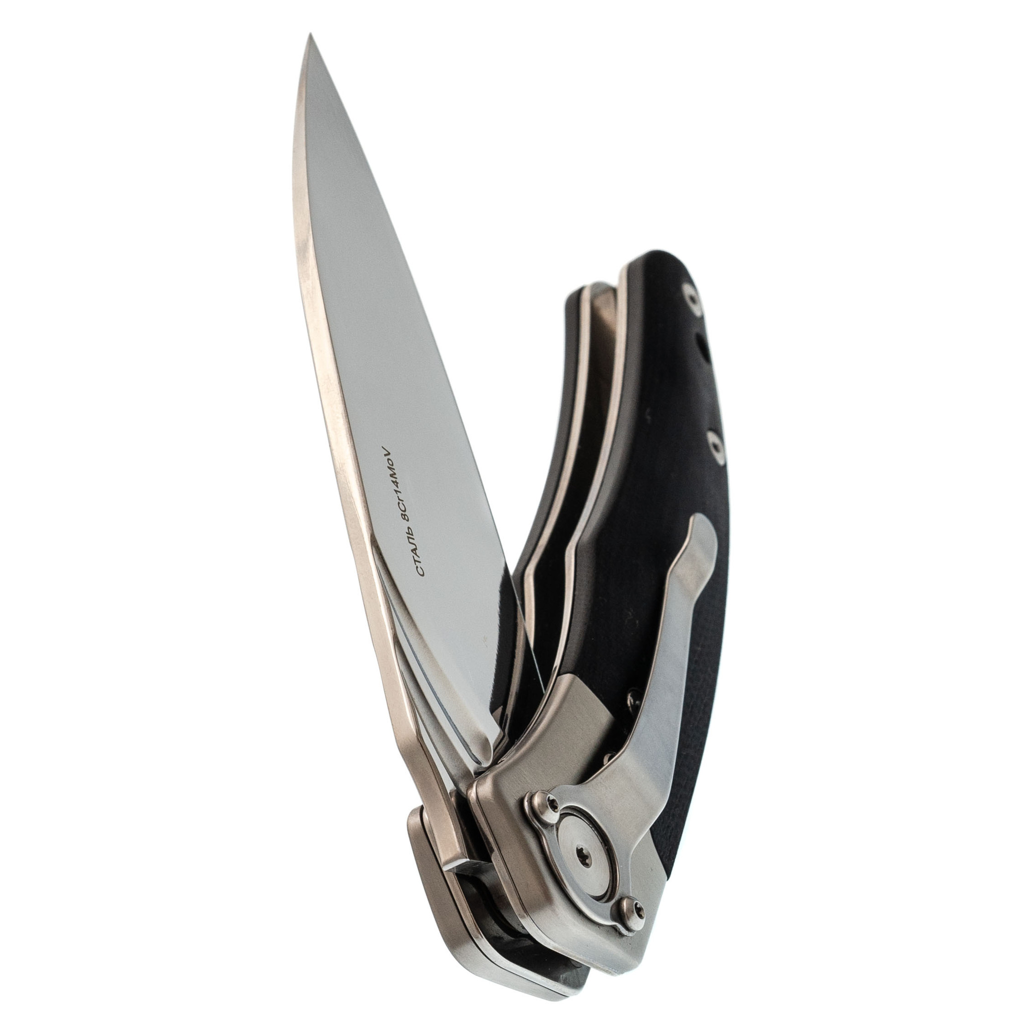 Универсальный складной нож Витязь, сталь 8Cr14MoV, рукоять сталь, G10 в интернет-магазине art-steel.ru Универсальный складной нож Витязь, сталь 8Cr14MoV, рукоять сталь, G10 в интернет-магазине art-steel.ru, фото