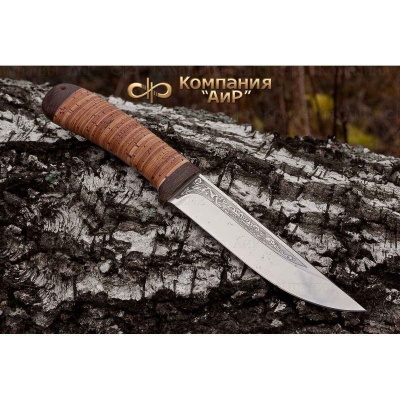 Универсальный нож Лиса, сталь 95х18, рукоять береста в интернет-магазине art-steel.ru Универсальный нож Лиса, сталь 95х18, рукоять береста в интернет-магазине art-steel.ru, фото