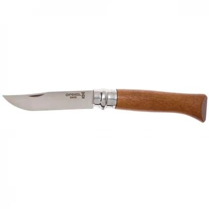 Нож Opinel №6, нержавеющая сталь, ореховая рукоять в картонной коробке в интернет-магазине art-steel.ru, фото