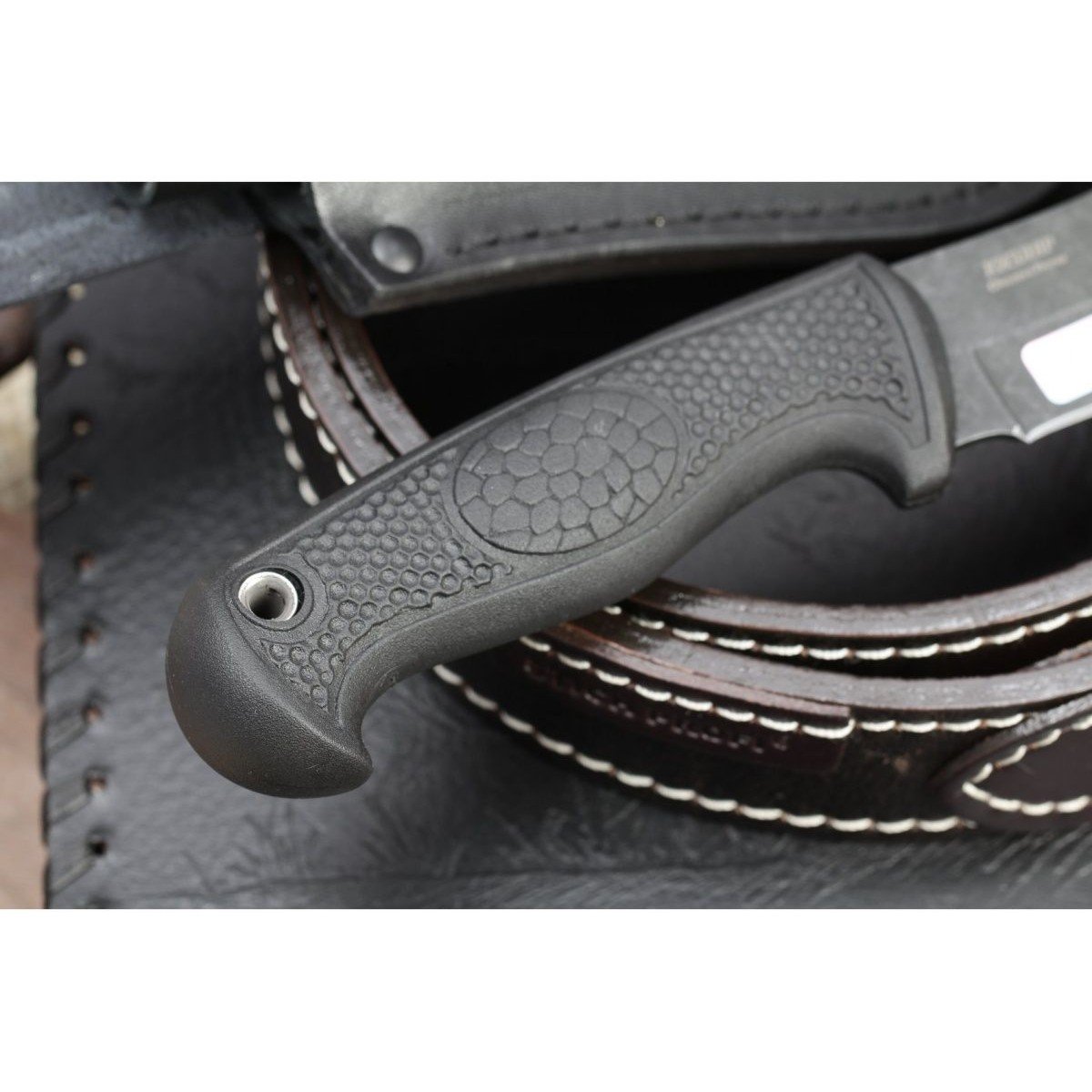 Охотничий нож Рыбный, сталь AUS8, рукоять эластрон в интернет-магазине art-steel.ru, фото