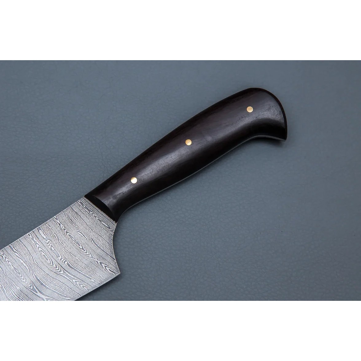 Нож Повар №3 из дамасской стали, рукоять черный граб в интернет-магазине art-steel.ru, фото