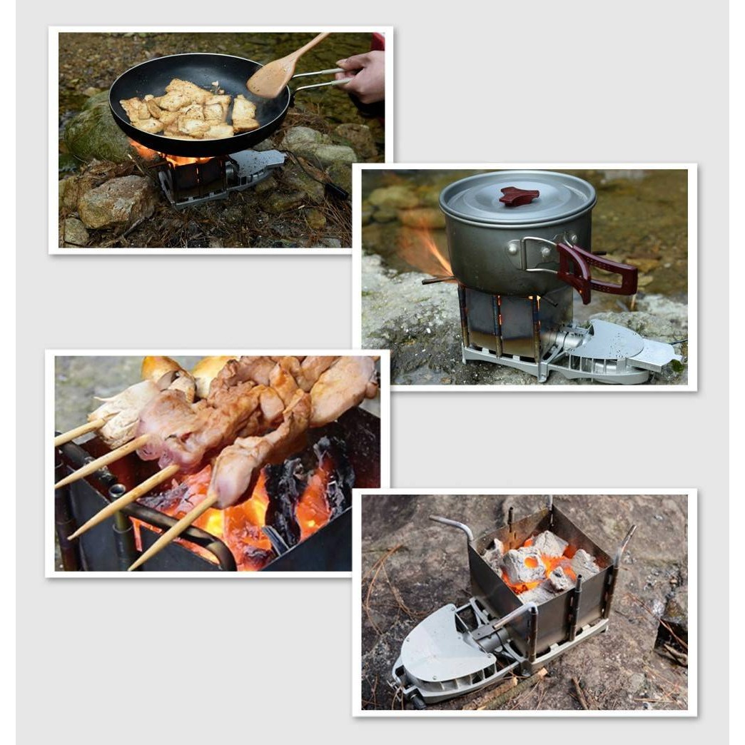 Походная печка щепочница с наддувом, мангал с электровентилятором в интернет-магазине art-steel.ru, фото