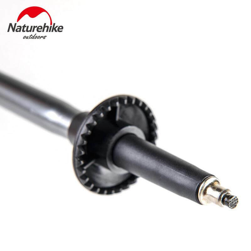 Треккинговая палка Naturehike ST 01 6061 (3-секции) NH17D001-Z (62-135cm) чёрный в интернет-магазине art-steel.ru, фото