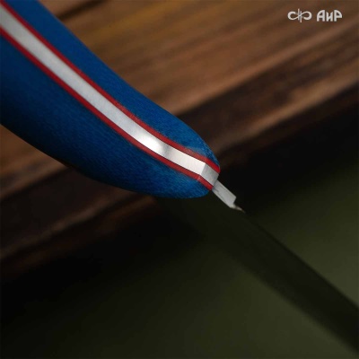 Универсальный нож Лиса ЦМ, сталь 95х18, рукоять микарта в интернет-магазине art-steel.ru Универсальный нож Лиса ЦМ, сталь 95х18, рукоять микарта в интернет-магазине art-steel.ru, фото