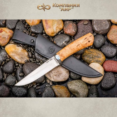 Универсальный нож Лиса, сталь 95х18, рукоять карельская береза в интернет-магазине art-steel.ru Универсальный нож Лиса, сталь 95х18, рукоять карельская береза в интернет-магазине art-steel.ru, фото