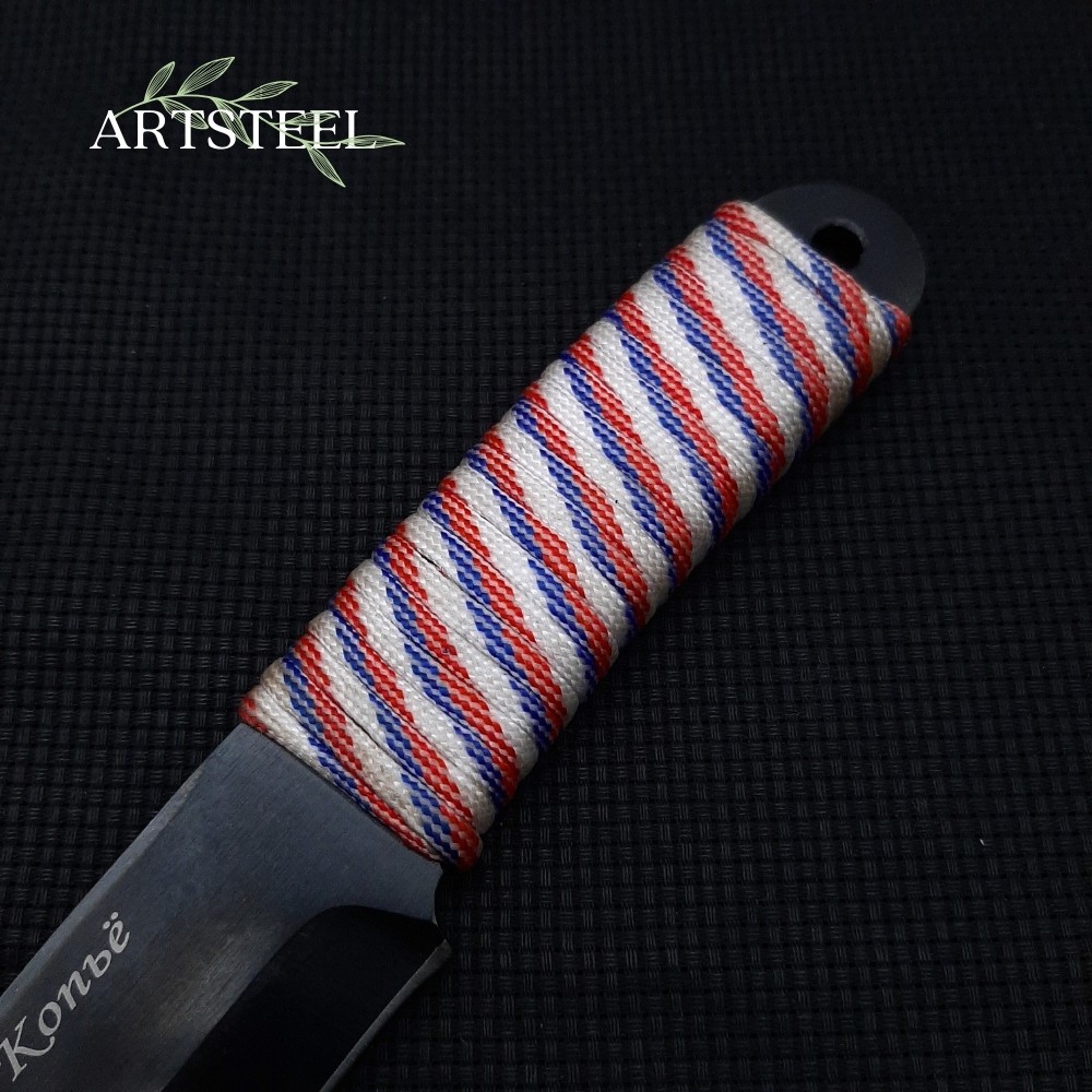 Метательный нож Копье, сталь У8, рукоять паракорд в интернет-магазине art-steel.ru, фото
