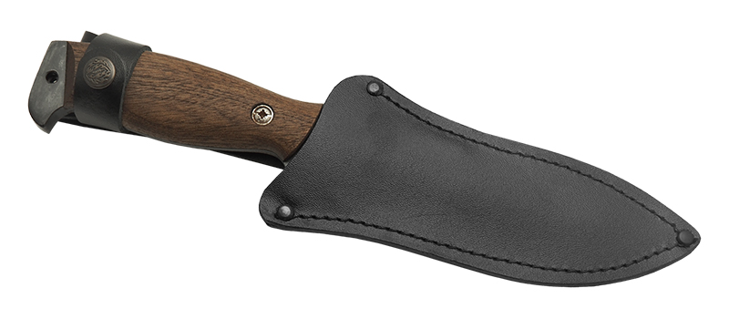 Универсальный нож Спецназ-М с кожаным чехлом, сталь У8, рукоять сапелли в интернет-магазине art-steel.ru Универсальный нож Спецназ-М с кожаным чехлом, сталь У8, рукоять сапелли в интернет-магазине art-steel.ru, фото