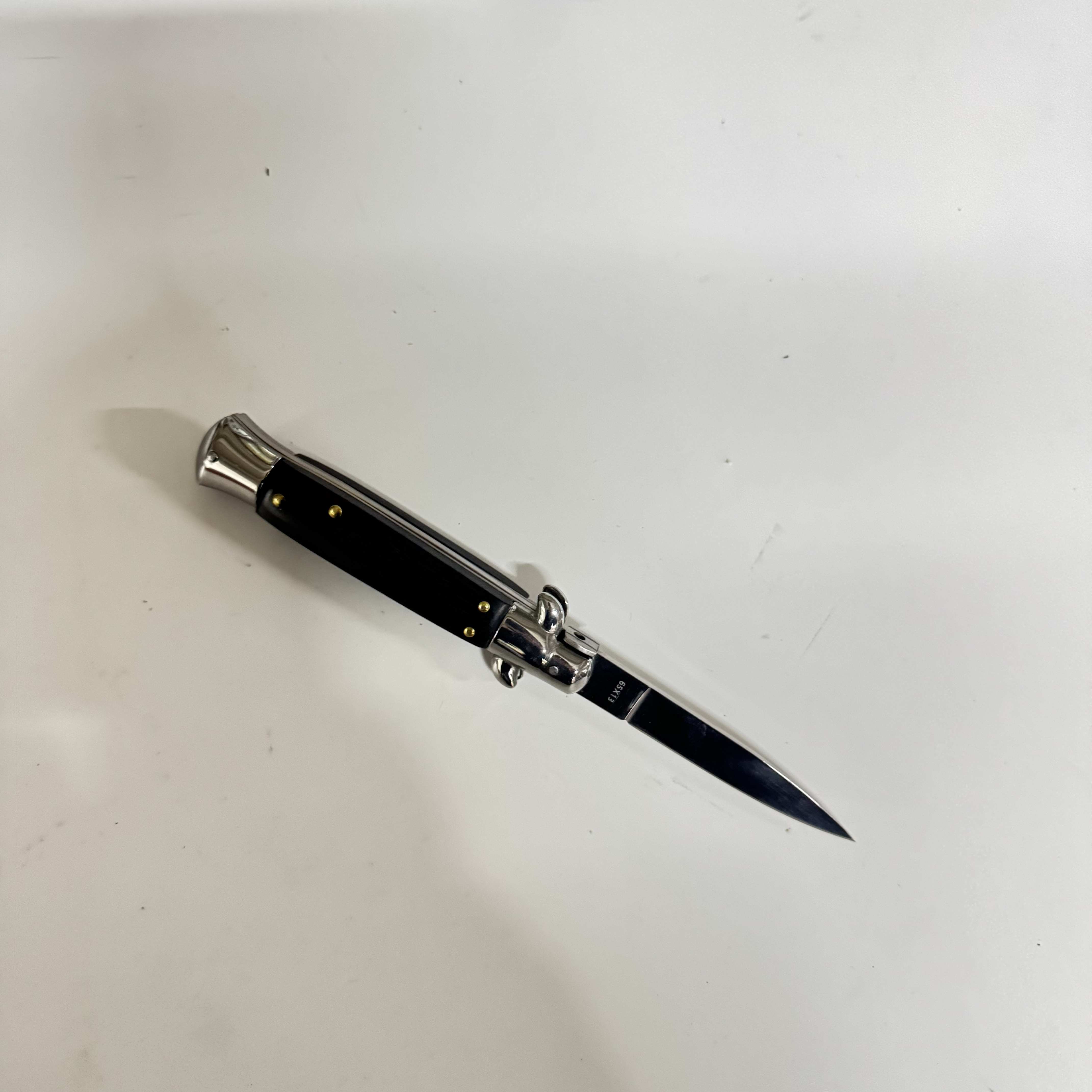 Автоматический складной нож Advisor, сталь 65Х13, рукоять пластик, сталь (уценка) в интернет-магазине art-steel.ru, фото