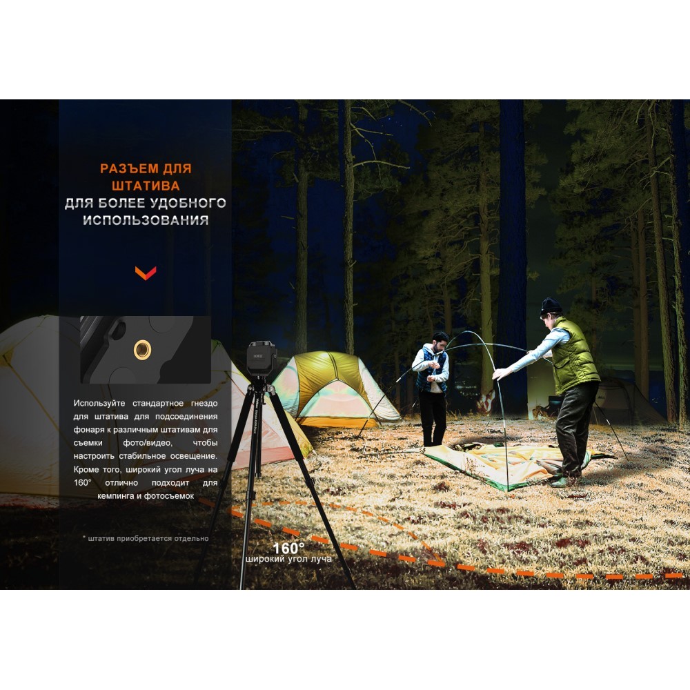 Фонарь многофункциональный светодиодный Fenix CL28R, дальность 58 м в интернет-магазине art-steel.ru, фото