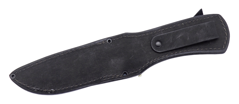 Универсальный нож хозяйственно-бытовой ручной работы Кадет-2, сталь 95X18, рукоять дерево, латунь в интернет-магазине art-steel.ru, фото