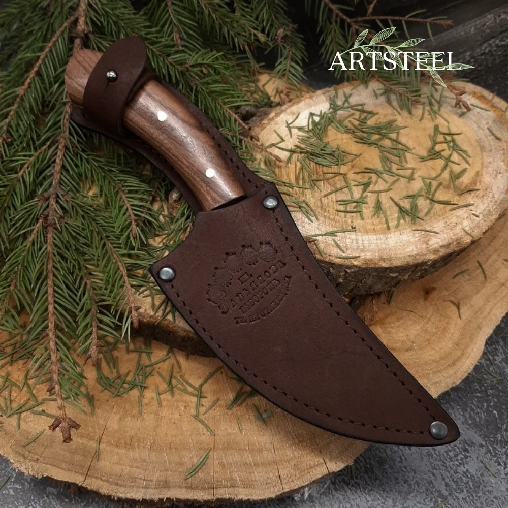 Нож Сербский полевой из стали N690, рукоять Палисандр в интернет-магазине art-steel.ru, фото